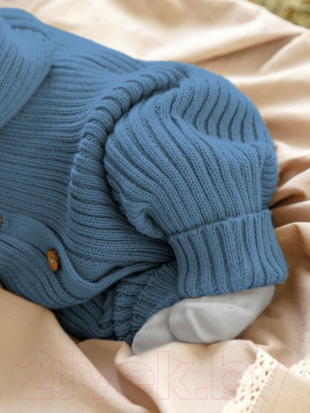 Изображение товара Комбинезон для малышей Amarobaby Pure Love Tot / AB-OD22-PLT501/19-80 (голубой, р.80)