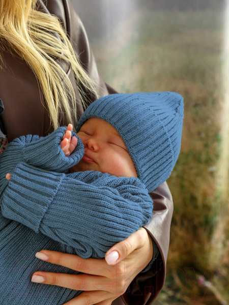 Изображение товара Комбинезон для малышей Amarobaby Pure Love Tot / AB-OD22-PLT501/19-80 (голубой, р.80)