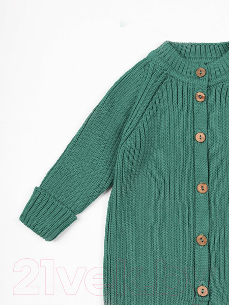Изображение товара Комбинезон для малышей Amarobaby Pure Love Tot / AB-OD22-PLT501/13-80 (зеленый, р.80)