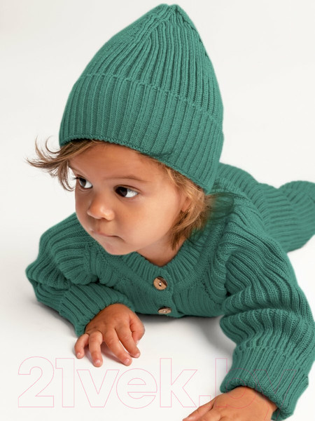 Изображение товара Комбинезон для малышей Amarobaby Pure Love Tot / AB-OD22-PLT501/13-80 (зеленый, р.80)