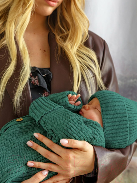 Изображение товара Комбинезон для малышей Amarobaby Pure Love Tot / AB-OD22-PLT501/13-80 (зеленый, р.80)