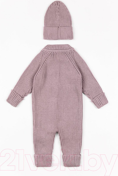 Изображение товара Комбинезон для малышей Amarobaby Pure Love Tot / AB-OD22-PLT501/27-86 (пудровый, р.86)