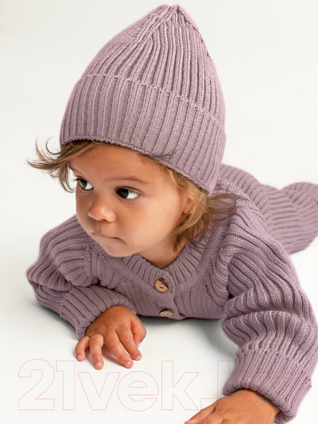 Изображение товара Комбинезон для малышей Amarobaby Pure Love Tot / AB-OD22-PLT501/27-86 (пудровый, р.86)