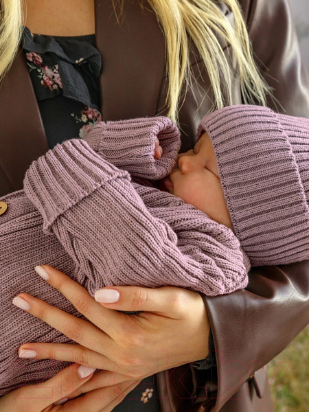 Изображение товара Комбинезон для малышей Amarobaby Pure Love Tot / AB-OD22-PLT501/27-86 (пудровый, р.86)