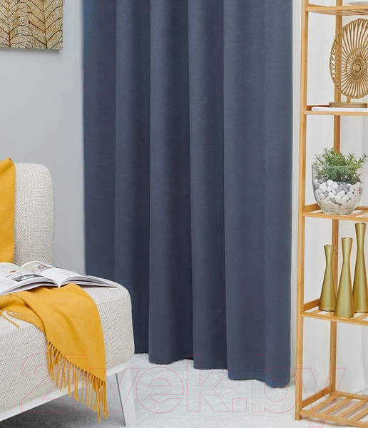 Изображение товара Штора LEGRAND Руно 150x260 / 58128068 (синий)