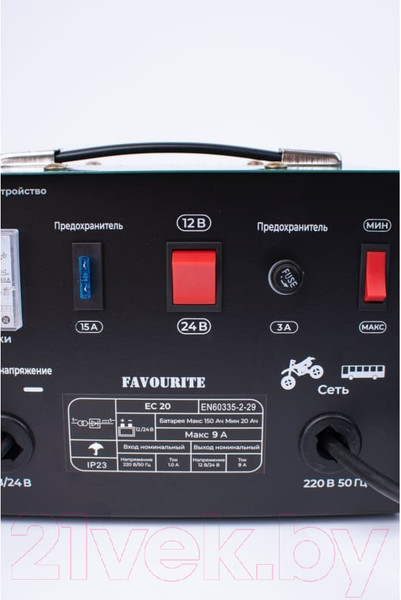 Изображение товара Зарядное устройство для аккумулятора Favourite EC 20 10-100А (170000020)