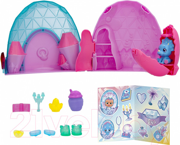 Изображение товара Кукольный домик Cry Babies Волшебные слезки. Дино с куклой / 42621