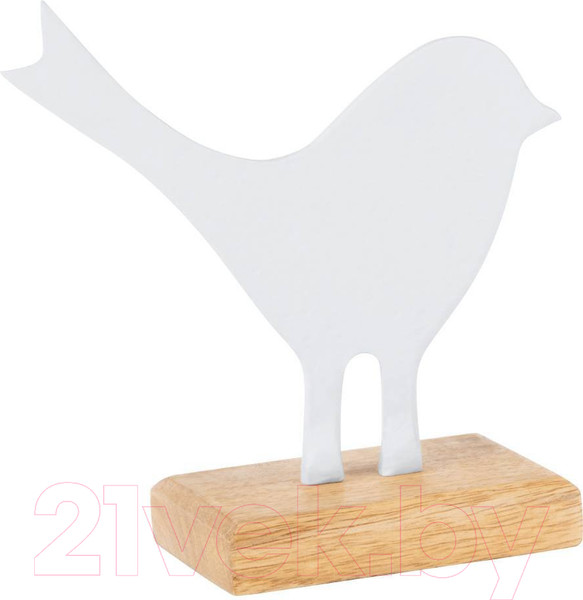Изображение товара Статуэтка Eglo Птица Amoatsy 427385 (алюминий/дерево, белый/натуральный)