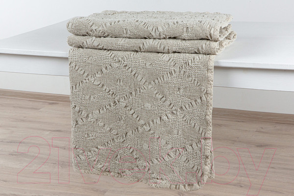 Изображение товара Плед Pole Kvetak (Беларускі лён) 180x220 23С177-ШР/у/л.с.уп. (330 Альба-2-90/сорт1)