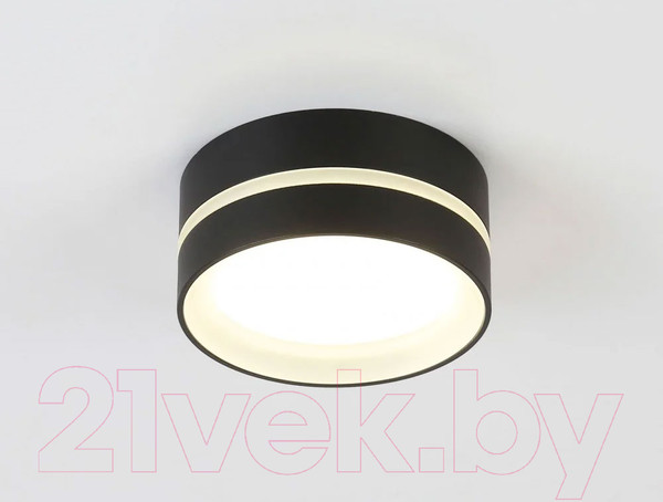 Изображение товара Точечный светильник Ambrella GX53 TN5392 SBK/FR (черный песок/белый матовый)