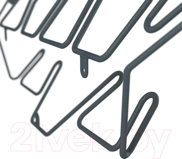 Изображение товара Вешалка для одежды Sheffilton SHT-WH36 (антрацит)