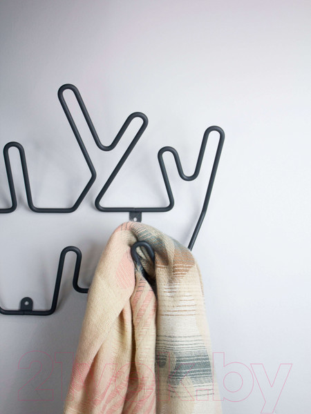 Изображение товара Вешалка для одежды Sheffilton SHT-WH36 (антрацит)