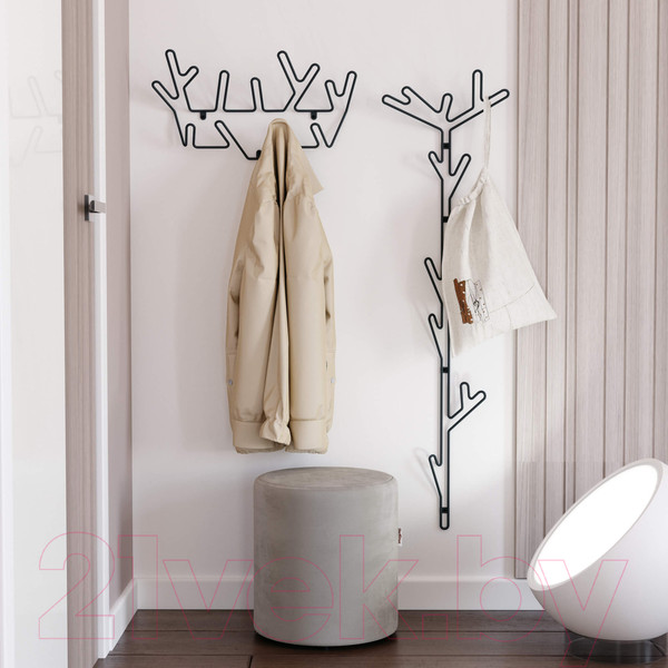 Изображение товара Вешалка для одежды Sheffilton SHT-WH36 (антрацит)