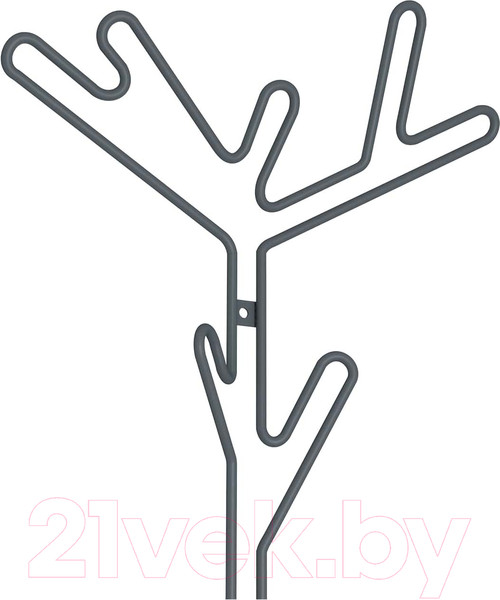 Изображение товара Вешалка для одежды Sheffilton SHT-WH37 (антрацит)