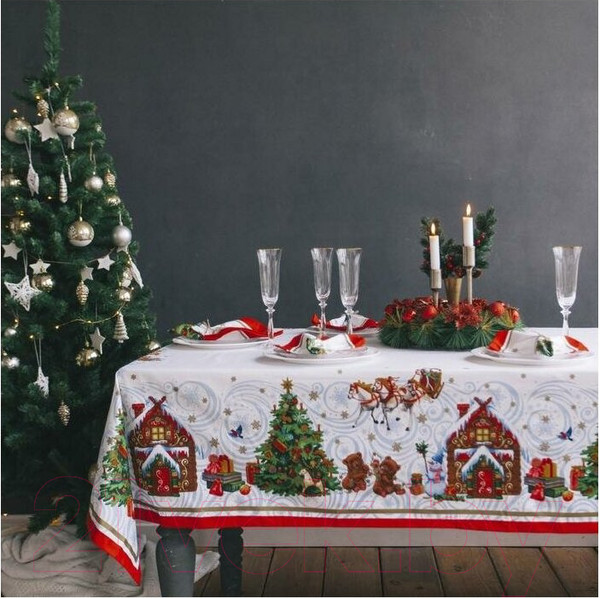 Изображение товара Скатерть Этель Новогодняя сказка / 1652687