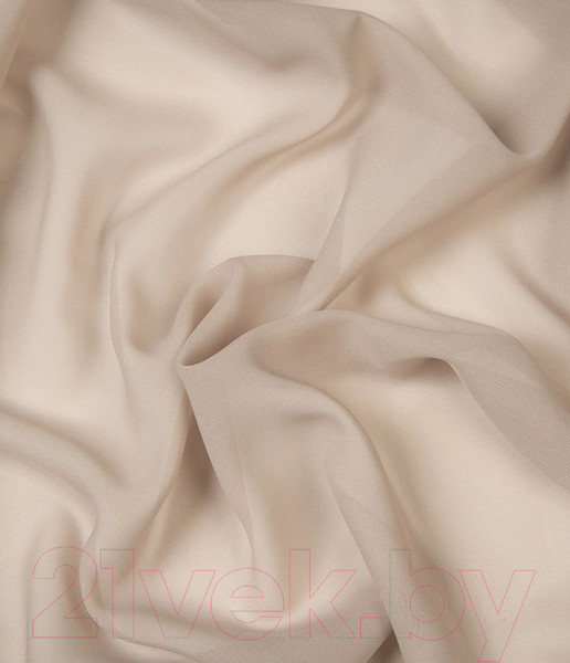 Изображение товара Гардина LEGRAND Вуаль шелк 300x260 с утяжелителем / 58123711 (латте)