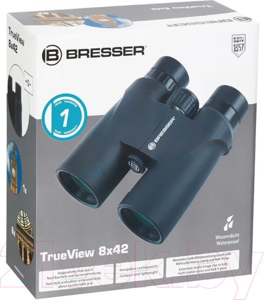 Изображение товара Бинокль Bresser TrueView 8x42 / WP 82059
