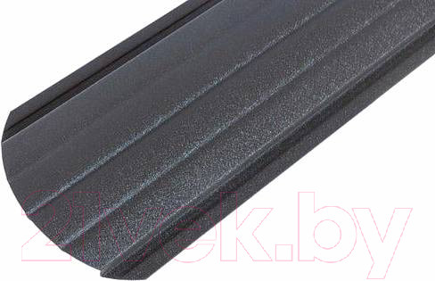 Изображение товара Штакетник металлический Белзабор Полукруг оптима 1500мм (10шт, ПЭмат-RAL 7024/7024)