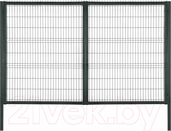 Изображение товара Каркас для ворот Белзабор Наружное открытие с 3Д 3x1.5м (ПП 7016)