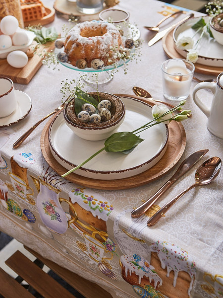 Изображение товара Скатерть Этель Пасхальные куличи / 4778294 (110x147)