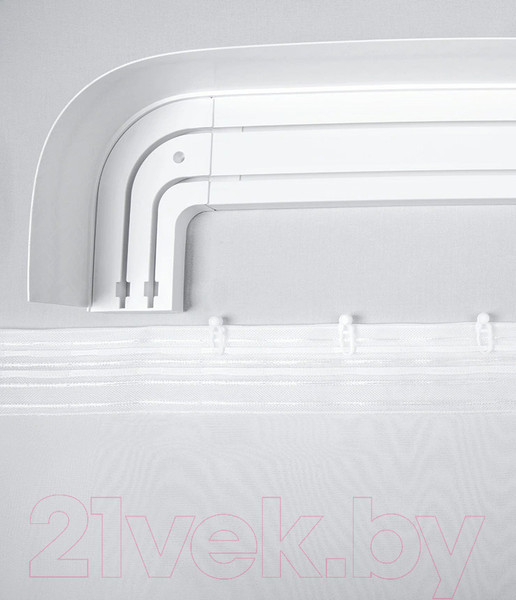 Изображение товара Гардина LEGRAND Корсика 300x280 с утяжелителем / 58128761 (белый)