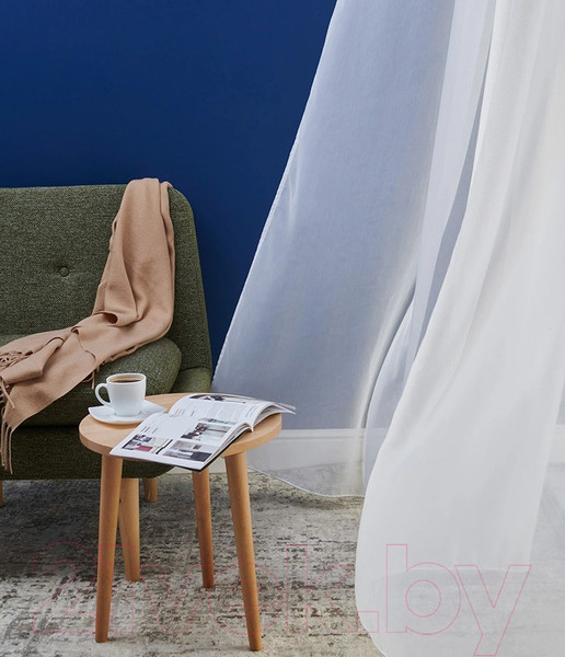 Изображение товара Гардина LEGRAND Корсика 300x280 с утяжелителем / 58128761 (белый)