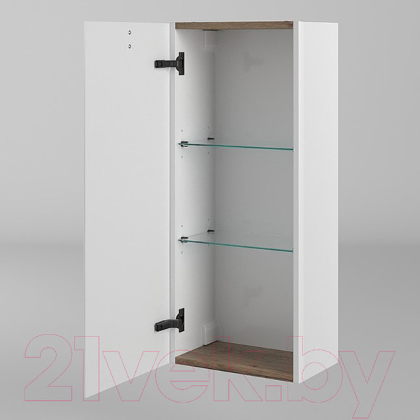 Изображение товара Шкаф-полупенал для ванной Briz Бьянко 35 L / 106 10-08035-00 01 БЕЛ