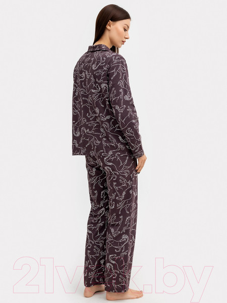 Изображение товара Комплект домашней одежды Mark Formelle 592462 (р.164/170-88-94, кони на цвете кора)