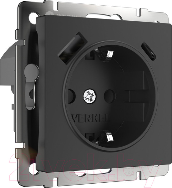 Изображение товара Розетка Werkel W1171708 (черный)