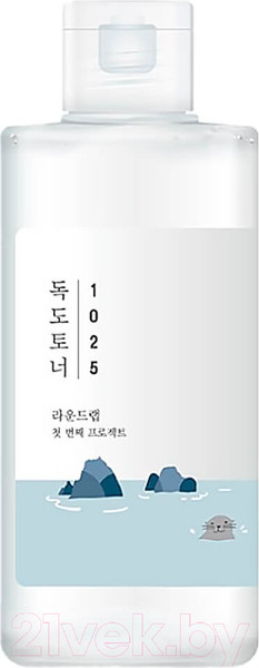 Изображение товара Тонер для лица Round Lab 1025 Dokdo Toner Отшелушивающий с морской водой (200мл)