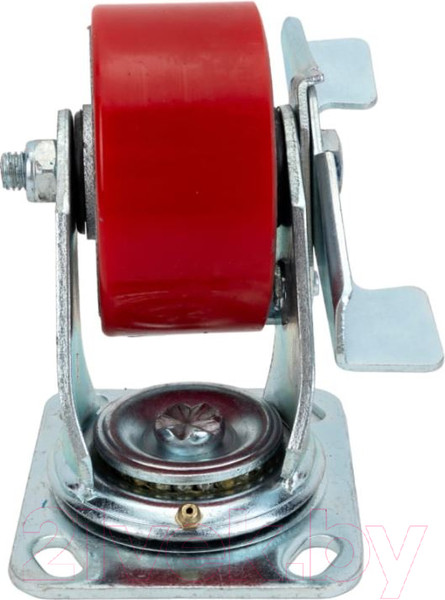 Изображение товара Опора колесная для тележки складской TOR SCpb 42 100мм с тормозом N / 1026624