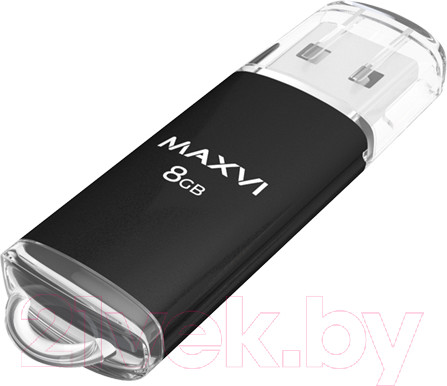 Изображение товара USB flash накопитель Maxvi MP 8GB 2.0 (черный)