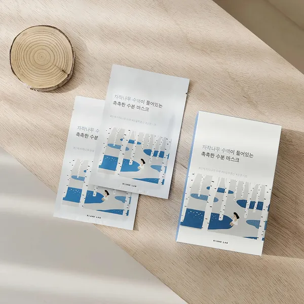 Изображение товара Маска для лица тканевая Round Lab Birch Juice Moisturizing Mask Увлажняющая с березовым соком (25мл)