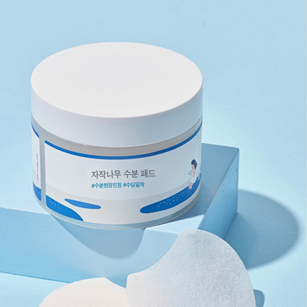 Изображение товара Пэд для лица Round Lab Birch Juice Moisturizing Pad Успокаивающие с березовым соком (80шт)