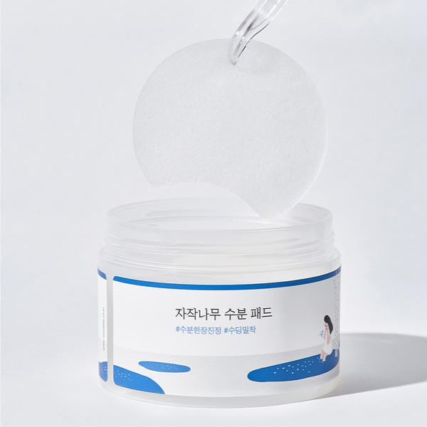 Изображение товара Пэд для лица Round Lab Birch Juice Moisturizing Pad Успокаивающие с березовым соком (80шт)