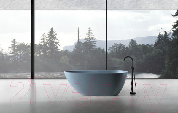 Изображение товара Ванна из искусственного камня Abber Dortmund AM9911G (серый матовый)