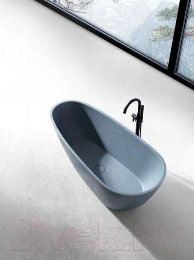 Изображение товара Ванна из искусственного камня Abber Dortmund AM9911G (серый матовый)