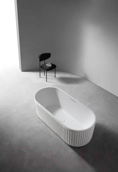 Изображение товара Ванна из искусственного камня Abber Stuttgart AM9925 (белый матовый)