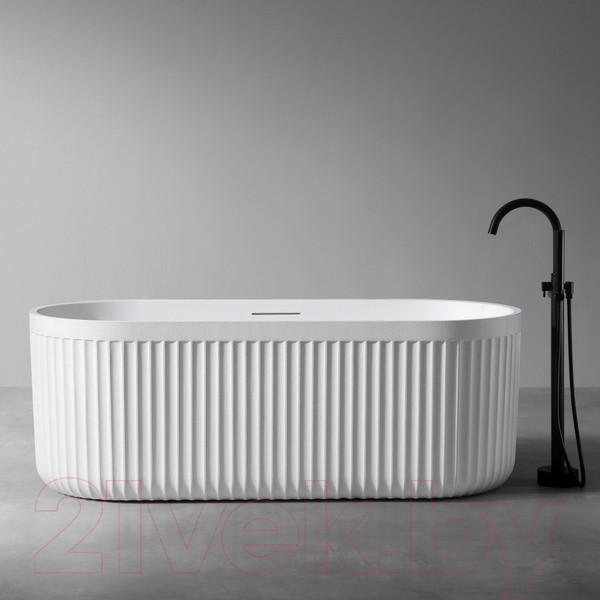 Изображение товара Ванна из искусственного камня Abber Stuttgart AM9925 (белый матовый)