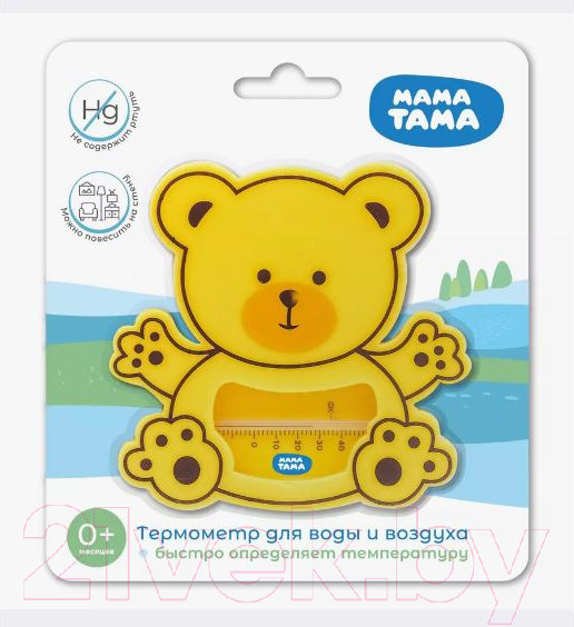 Изображение товара Детский термометр для ванны Мама Тама Медвежонок / MT/071