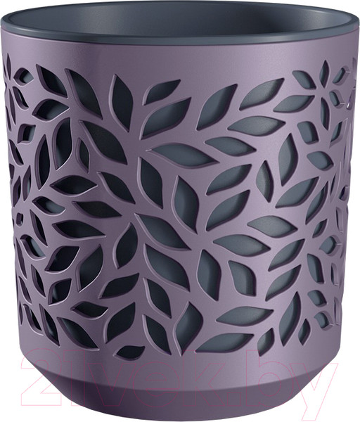 Изображение товара Кашпо La Decoro Leaves / КШ-9571 (слива/антрацит)