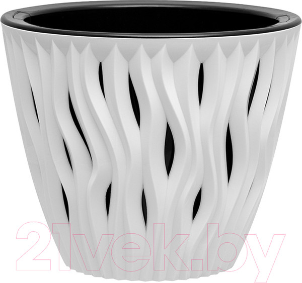 Изображение товара Кашпо La Decoro Вдохновение / КШ-7932 (белый/черный)