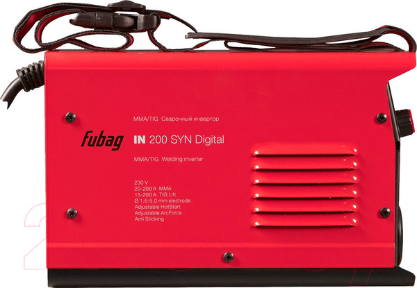 Изображение товара Инвертор сварочный Fubag IN 200 SYN Digital / 41388