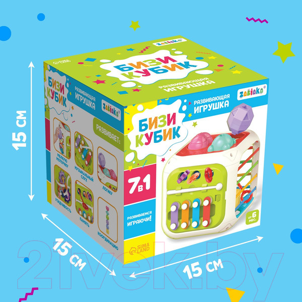 Изображение товара Бизиборд Zabiaka Бизикубик SL-06826 / 9865834