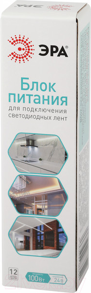 Изображение товара Драйвер для светодиодной ленты ЭРА LP-LED 100W-IP20-24V-S / Б0061130
