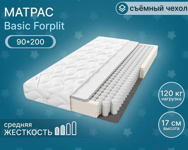 Изображение товара Матрас Seven Dreams Basic Forplit 415370 (90x200)