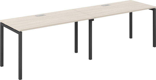 Изображение товара Комплект письменных столов Norden 280x60x75 / SG.224.OL.44.AN (антрацит/дуб светлый)