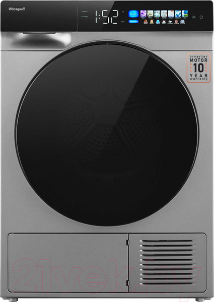 Изображение товара Сушильная машина Weissgauff WD 998 Heat Pump Full Touch Silver