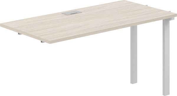Изображение товара Стол модульный Norden 280x60x75 / SG.264.OL.44.WH (белый/дуб светлый)