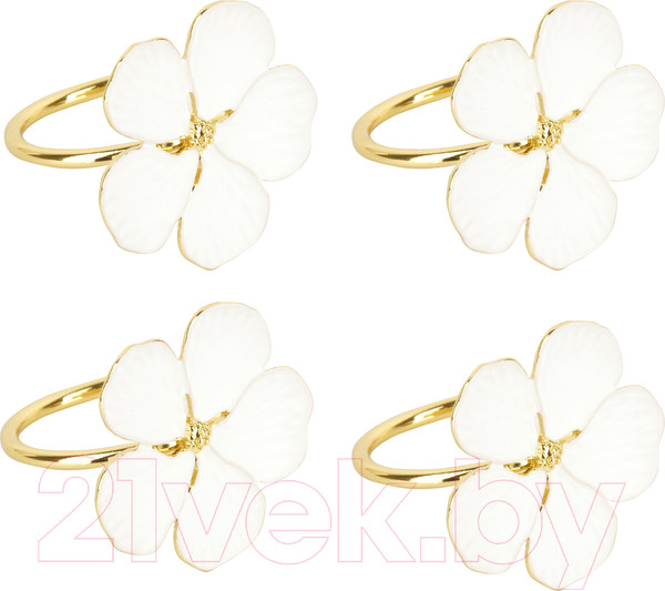 Изображение товара Набор колец для салфеток Nouvelle Blossom / 9903652-Н4 (4шт)